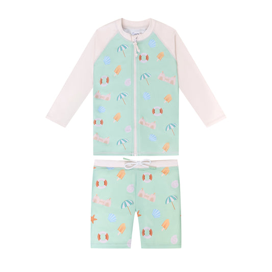 The 'Sandcastle' 2-Piece Swim Set