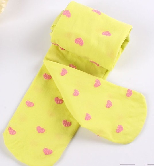 Love Polka Dot Candy Color Velvet Pantyhose