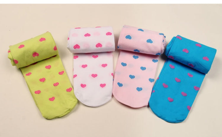 Love Polka Dot Candy Color Velvet Pantyhose