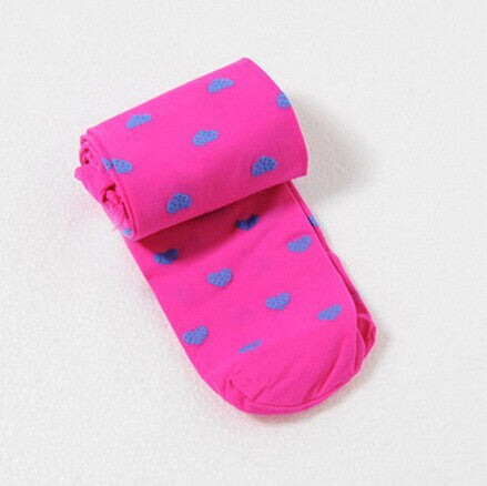 Love Polka Dot Candy Color Velvet Pantyhose