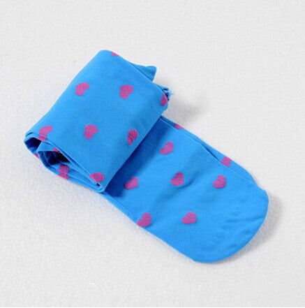 Love Polka Dot Candy Color Velvet Pantyhose