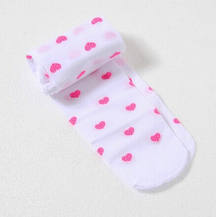 Love Polka Dot Candy Color Velvet Pantyhose